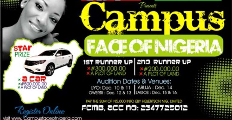 Registration Begins For Campus Face Of Nigeria
