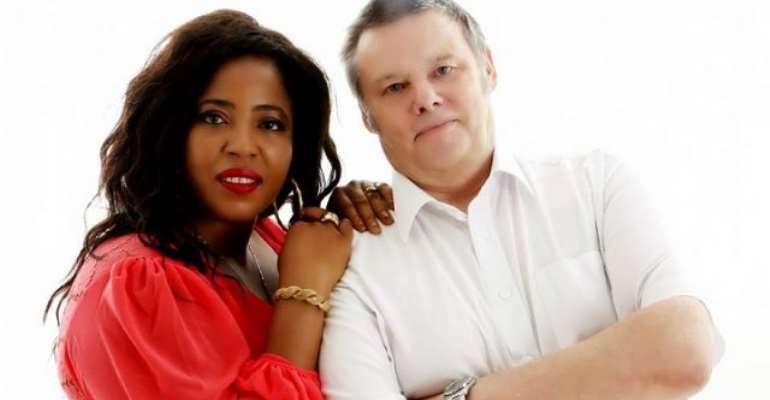 Chioma Toplis Finally Unveils White Husband’s Photos