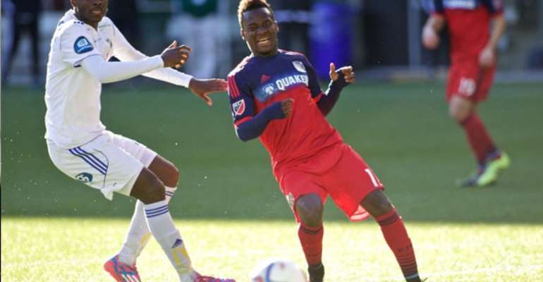 David Accam lasted the full game for Chicago Fire on Saturday