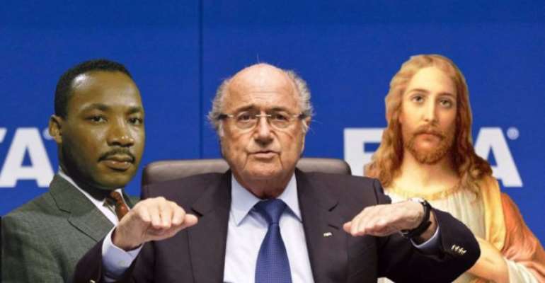 Blatter likened to 'Jesus and Martin Luther King' at Concacaf congress ahead of Fifa president election