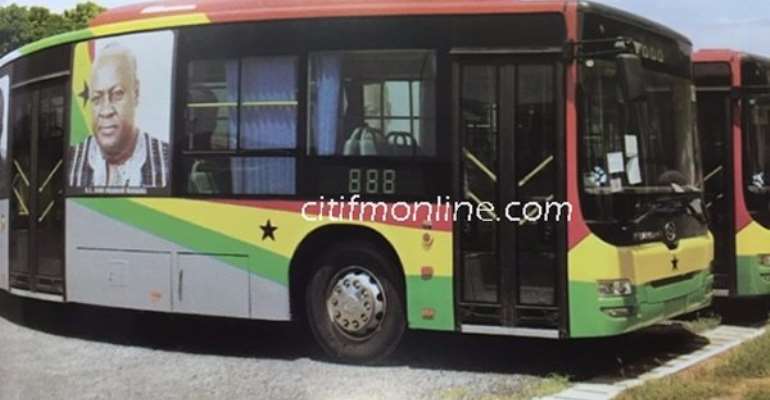 Branding 116 buses cost ₵3.6m because artistic work is expensive - Minister