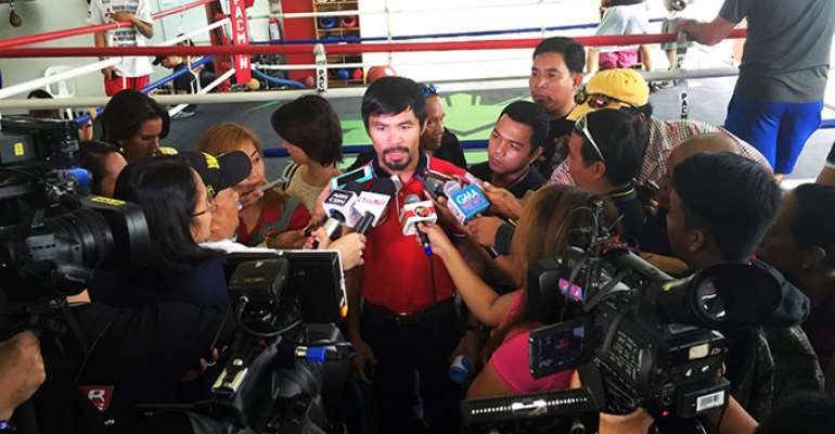 Pacquiao already on weight for November 22 clash with Algieri