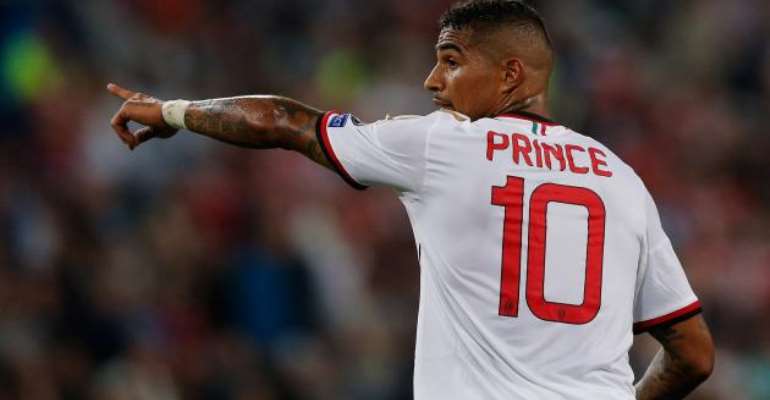 Kevin-Prince Boateng wore the No.10 during his first spell at AC Milan