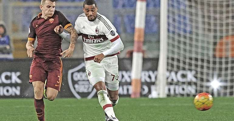 Kevin-Prince Boateng returned to Milan on Saturday