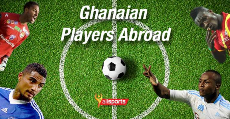Ghanaian players abroad: Recap of the weekend games