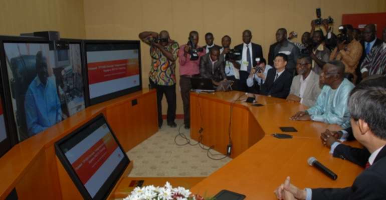 Huawei donates telepresence equipment to Presidency