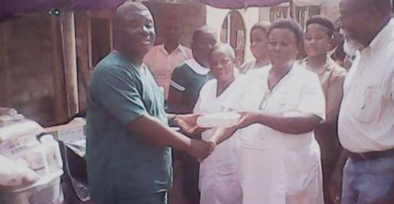 Nurse donates assorted drugs
