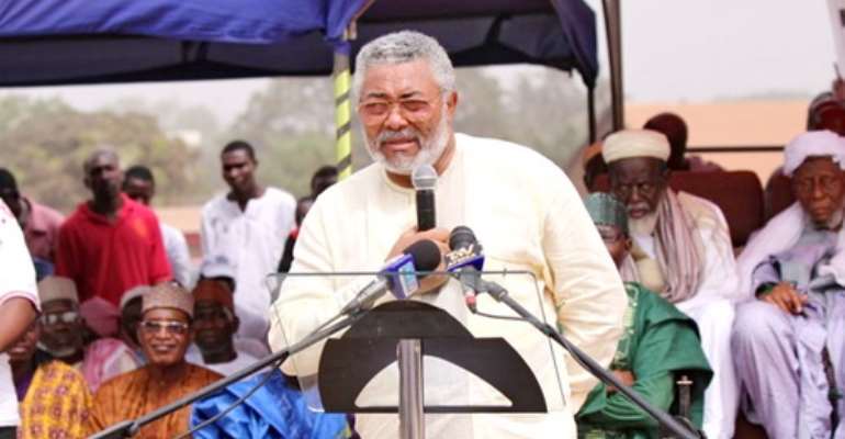 Former President Jerry John Rawlings