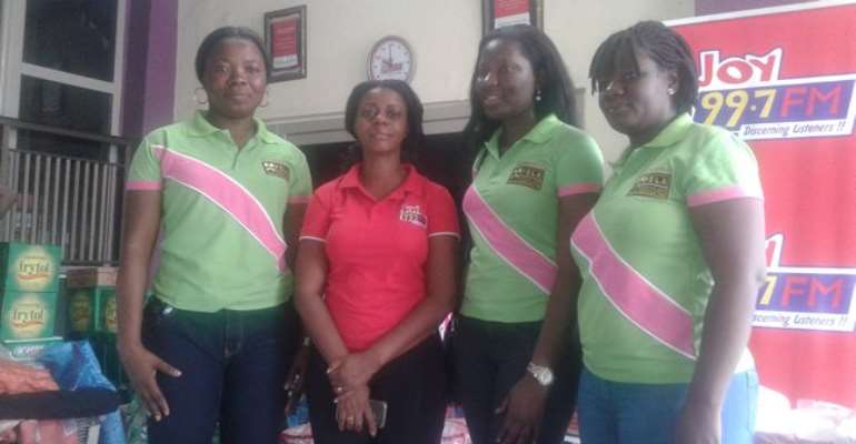 Petroleum Ladies, LBFF, Mfantsiman Girls donate to flood/fire victims
