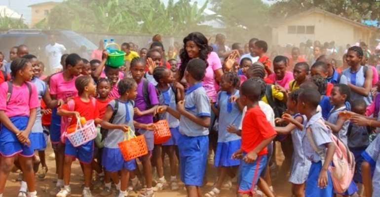 Chika Ike Awards 5 Students With Scholarship In Asaba On Her Birthday