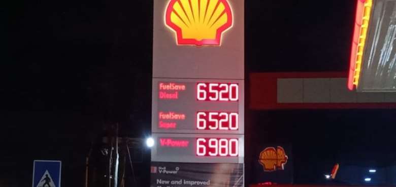 Fuel prices increased by 12pesewas; a litre now sells at GHS6.52