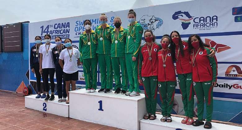 Results from 14th CANA Swimming Championship held in Accra, Ghana