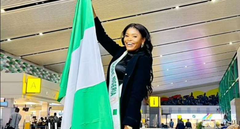 Nigeria's Rep, Esther Gabriel shares stunning photos enroute Miss Globe world finale