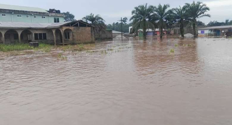 Communities in Techiman Municipality submerged, residents displaced