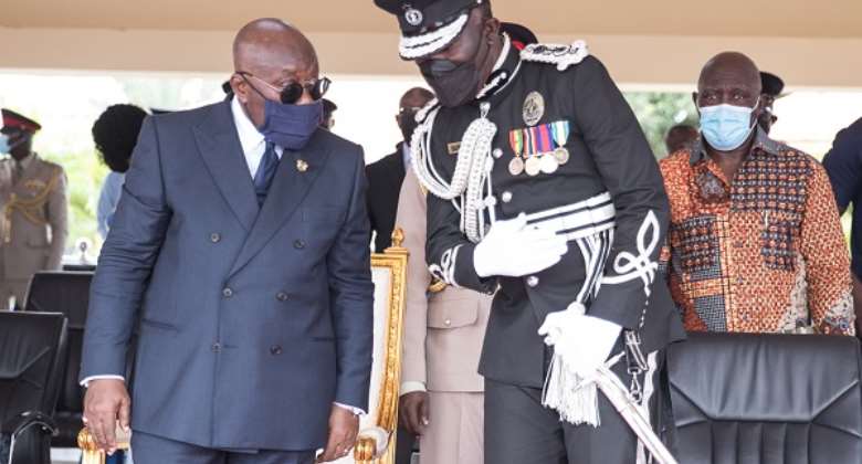 Dont tie the police service to the ruling party – Akufo-Addo to Dampare