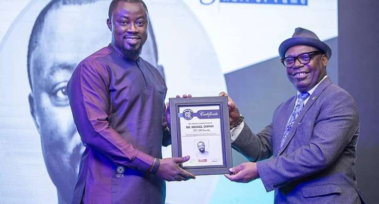 Managing Director of G4S Security Services, Mr. Michael Gyapah Inducted Into Ghana Corporate Hall Of Fame