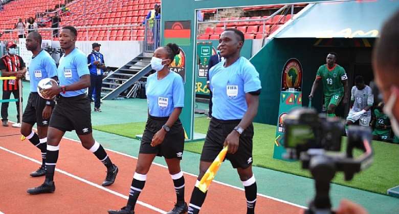 2021 AFCON: Salima Mukansanga makes history as first ever female referee to officiate tournament