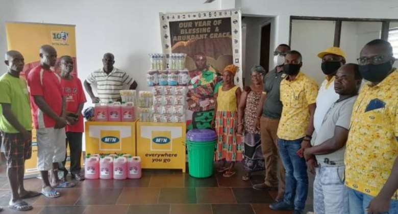 Covid-19: MTN Supports Sanzule Traditional Council With PPE