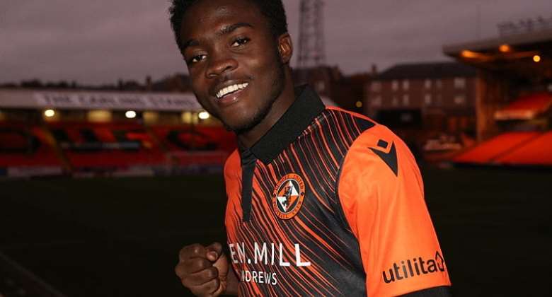 Scottish outfit Dundee United announce signing of Ghanaian prodigy Anim Cudjoe