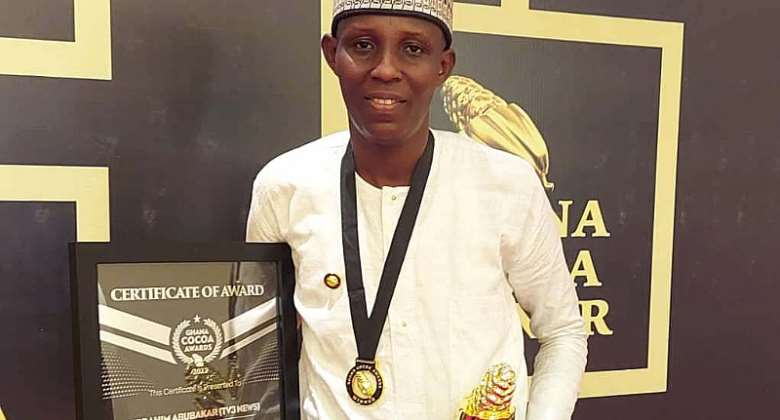 Media General's Ibrahim Abubakar adjudged 'Journalist of the Year' at the Ghana Cocoa Awards 2022