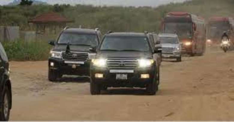 Dafeamekpor, Sam George, Bedzrah convoy foils robbery on Sampa-Mankraso highway