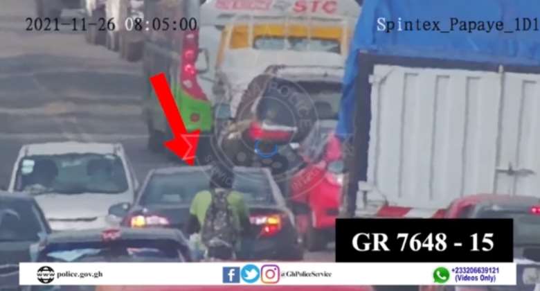 VIDEO: Police camera captures five cars for indiscipline on road