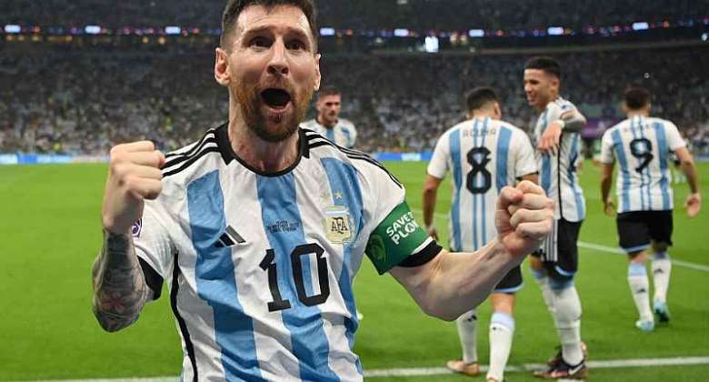Messi matches Diego Maradona with eighth World Cup goal for Argentina in group stage match against Mexico