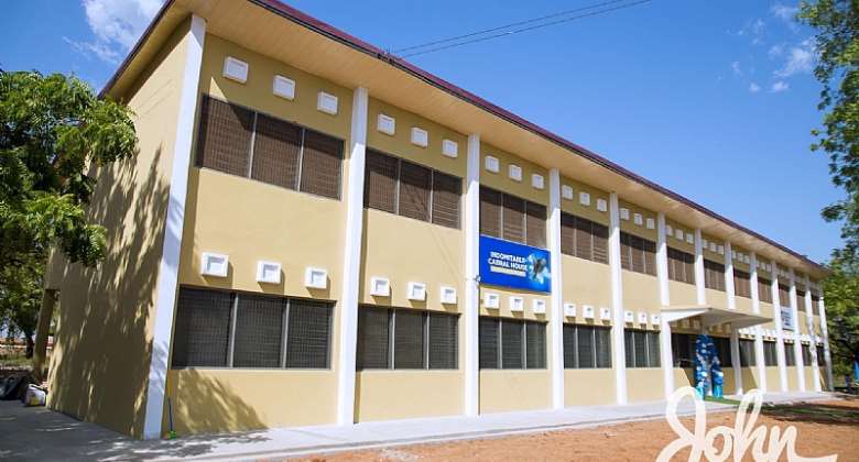 Mahama hands over renovated boys dormitory block to Ghanasco