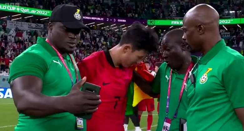 2022 World Cup: Ghana coach takes selfie with crying Son Heung-min after defeat