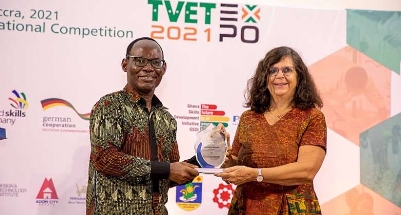 Commission for TVET awards GIZ Ghana for being solid partner