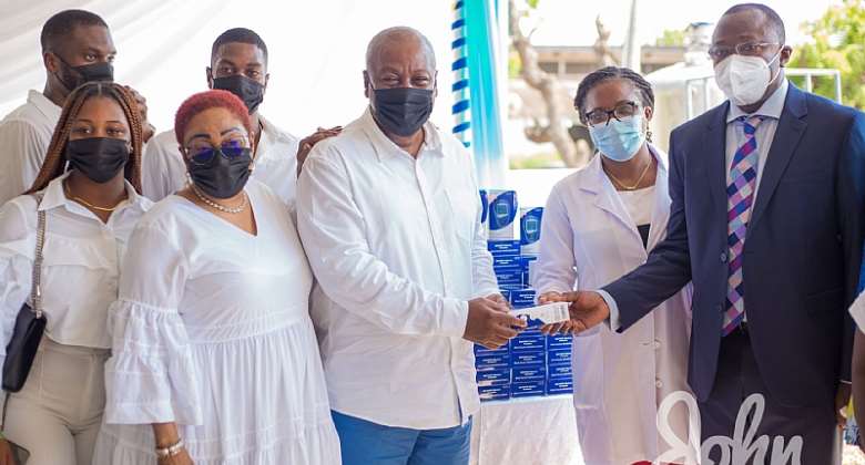 Mahama donate glucometers to diabetes patients at Korle Bu on his 63rd birthday