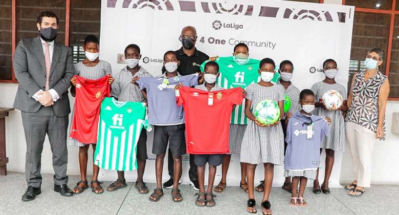 Getafe CF, RCD Mallorca, Real Betis and LaLiga collaborate to support Children’s Home in Ghana