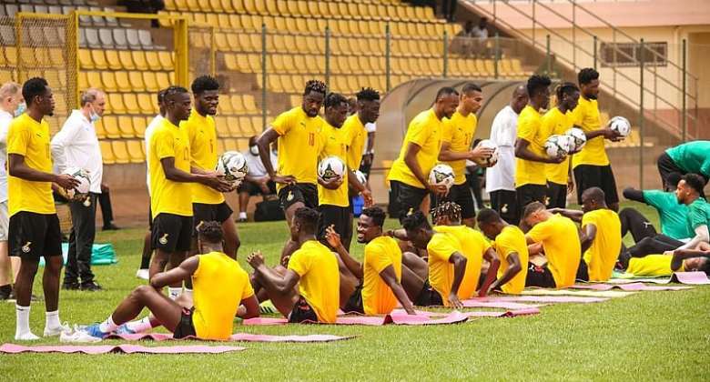2021 AFCON: Ghana train ahead of Group C battle against Gabon on Friday