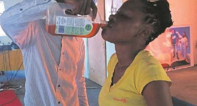 Pastor gives disinfectant to member for miracles in South Africa