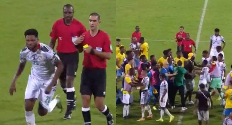 2021 AFCON: Watch Benjamin Tetteh's needless red card in Black Stars draw with Gabon VIDEO
