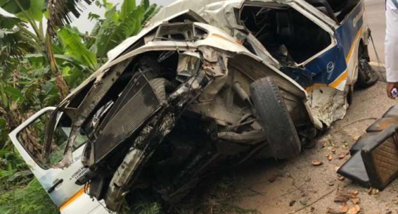 Four killed in an accident at Ekumfi Ekotse/Bodjano Highway