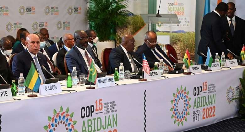 Some African leaders present at the COP 15 summit in Abidjan AFP