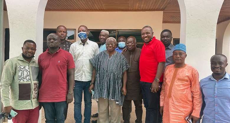 John Boadu visits Hon Adjei-Darko, Kwadwo Yeboah Fordjour, others in Bono Region