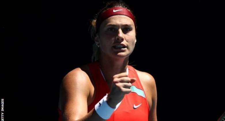 Aryna Sabalenka reached the Wimbledon and US Open semi-finals in 2021