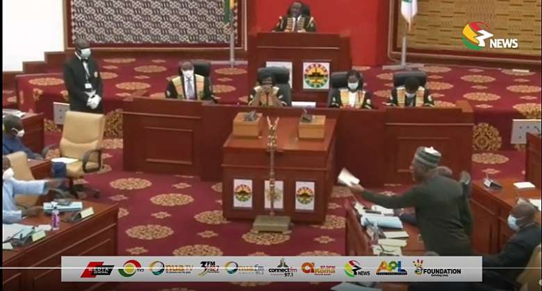 2022 budget: NDC MPs sing Revolution song in parliament to overturn Majority's decision