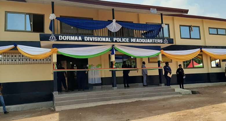 Dormaa Paramount Chief Builds Police Station