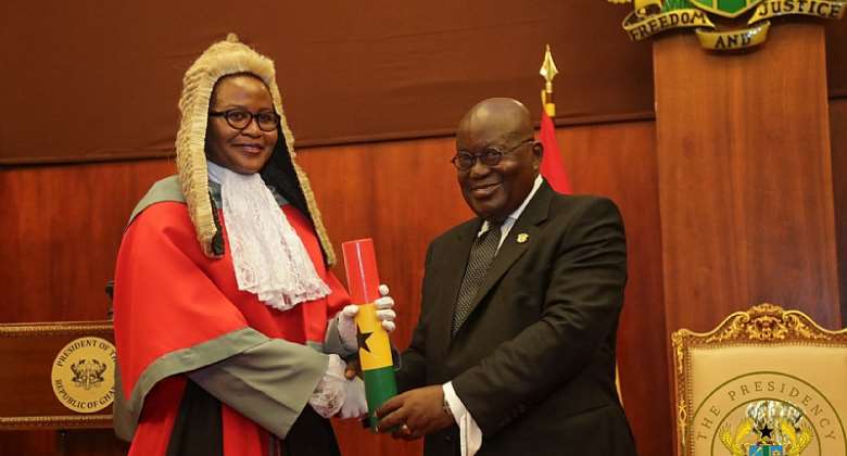 Akufo-Addo Swears In 45 High Court, Appeal Court Judges