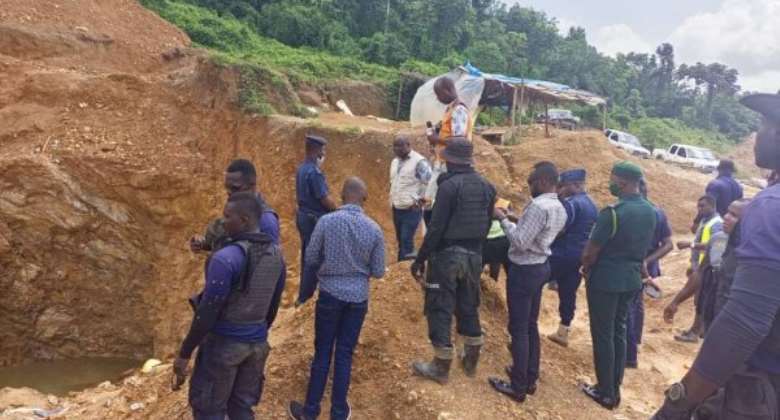 Prestea Huni-Valley MCE visits grieving families of victims of illegal mining disaster