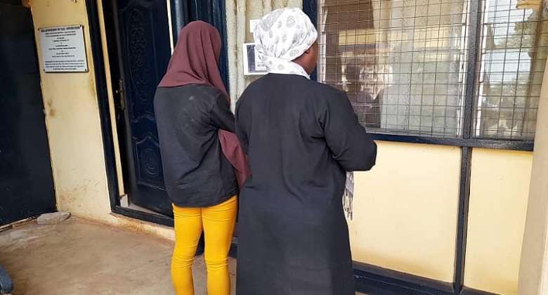 Suspects Aisha Tahiru and Amina Mutarla