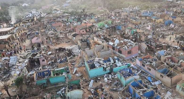 Bogoso explosion: 500 houses blown into pieces at Appiatse