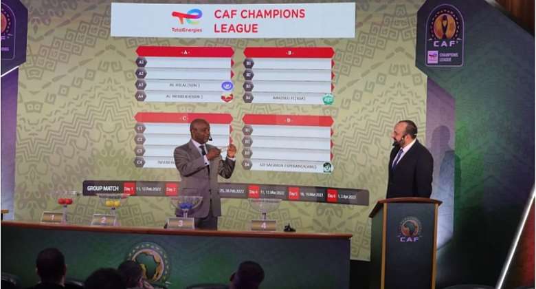 2021-22 CAF Champions League group pairings announced