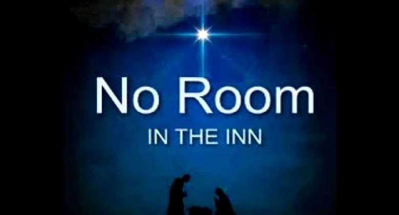 No room in the inn for Baby Jesus and his parents
