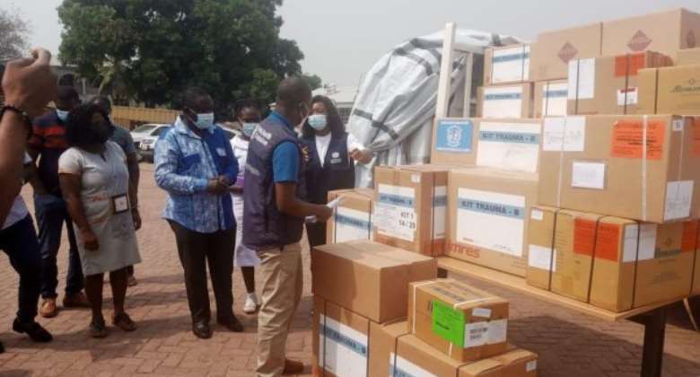 WHO donates emergency trauma kits to Appiatse disaster victims