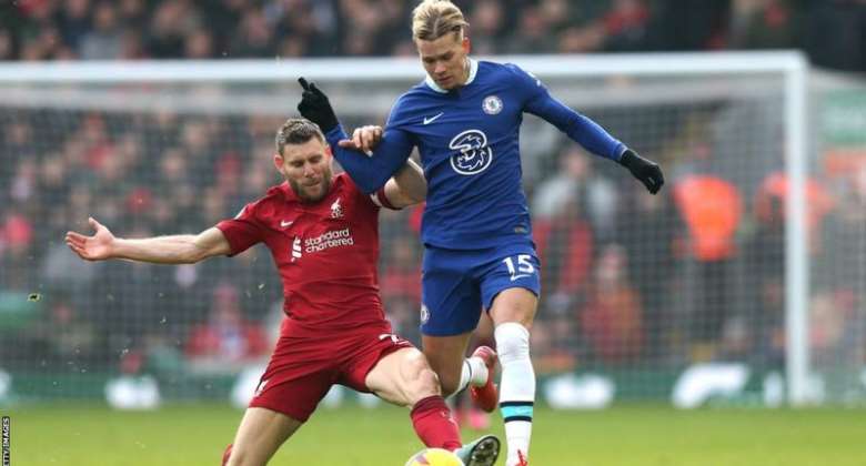 Mykhailo Mudryk made his Chelsea debut as a substitute against Liverpool on Saturday