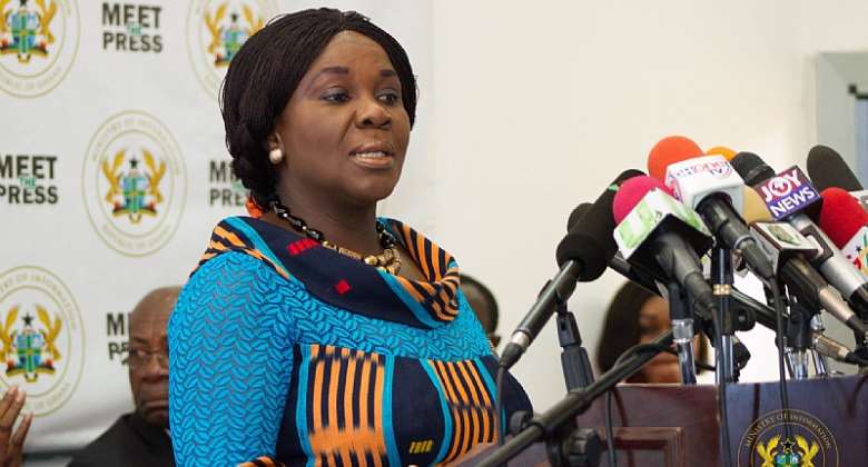 Hon. Cecilia Abena Dapaah, Care Taker Minister for Gender 